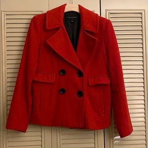 SOLD Banana Republic Red Peacoat